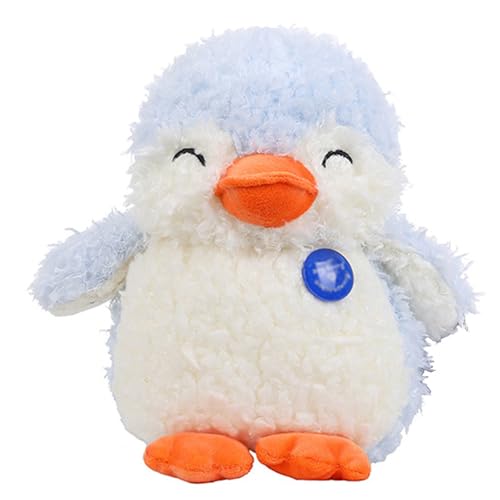 AQCQDQ Plüschtiere Pinguin, Kuscheltier Pinguin Süße Kuscheltiere, Stofftier Schmusetier zum Kuscheln & Spielen, Süße Pinguines Plüsch Spielzeug für Mädchen (35 cm,Hellblau) von AQCQDQ