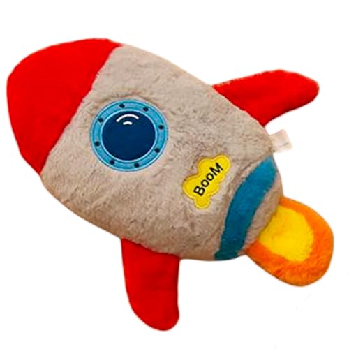AQCQDQ Rakete Plüschtiere Flugzeug Plüschspielzeug Kawaii Kuscheltier Flugzeug Plüschtier Flusen Plüsch Spielzeug (31 cm,Rakete) von AQCQDQ