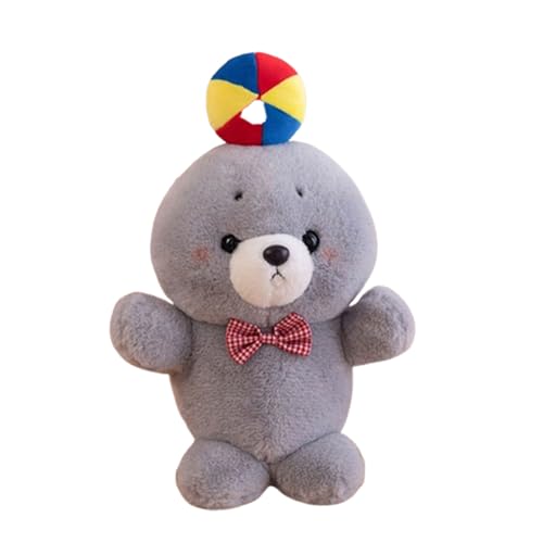 AQCQDQ Robbenplüschtier, Plüschtier Robbe, Simulationsplüschtier, weiches Plüschtier, geeignet für Kinder (23CM,grau) von AQCQDQ
