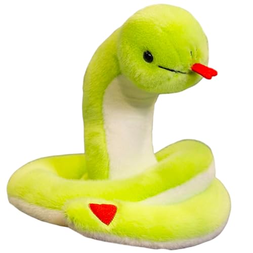 AQCQDQ Schlange Kuscheltier Plüsch Schlange Spielzeug Plüschtier Riesige Schlange, Schlange Spielzeug, Große Plüschtier Realistische Schlange für Kinder Party Streich Requisiten (80 cm,Mann) von AQCQDQ
