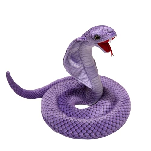 AQCQDQ Schlange Kuscheltier Spielzeug Schlangen Schlange Plüsch Realistische Stofftier Schlange Geschenke für Geburtstag Party Prank Requisiten (160cm,F) von AQCQDQ