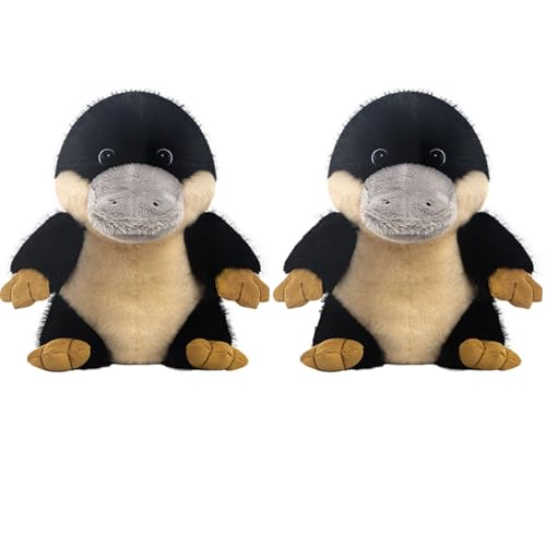 AQCQDQ Schnabeltier Kuscheltier Plüschtier, Kawaii Schnabeltier Stofftier Spielzeug Plush Toy, Süße Entepuppe Plushie Klein Kreative Und Lustige Geschenk Freunde, Kollege (2 PCS) von AQCQDQ