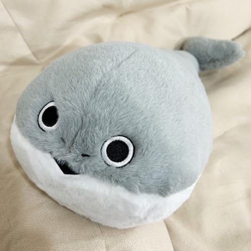 AQCQDQ Schnappschildkröte Kuscheltier, Kuscheltier Sacarban Schnapper, Sacarban Schnapper Plüschtier Stofftier, Weicher Meer Stofftier Spielzeug Dekokissen (50 cm,Flache Nasenlöcher) von AQCQDQ