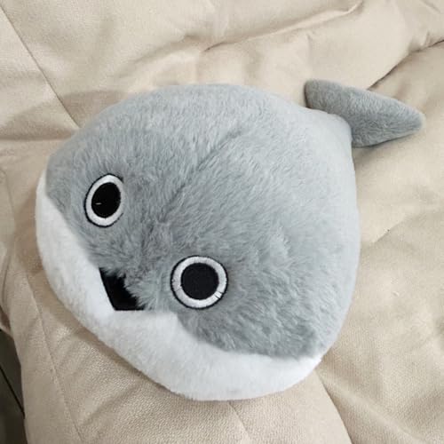 AQCQDQ Schnappschildkröte Kuscheltier, Kuscheltier Sacarban Schnapper, Sacarban Schnapper Plüschtier Stofftier, Weicher Meer Stofftier Spielzeug Dekokissen (50 cm,Keine Nasenlöcher) von AQCQDQ