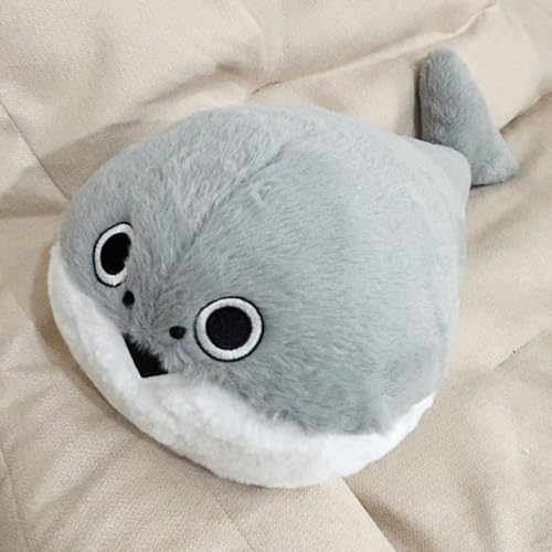 AQCQDQ Schnappschildkröte Kuscheltier, Kuscheltier Sacarban Schnapper, Sacarban Schnapper Plüschtier Stofftier, Weicher Meer Stofftier Spielzeug Dekokissen (50 cm,Runde Nasenlöcher) von AQCQDQ