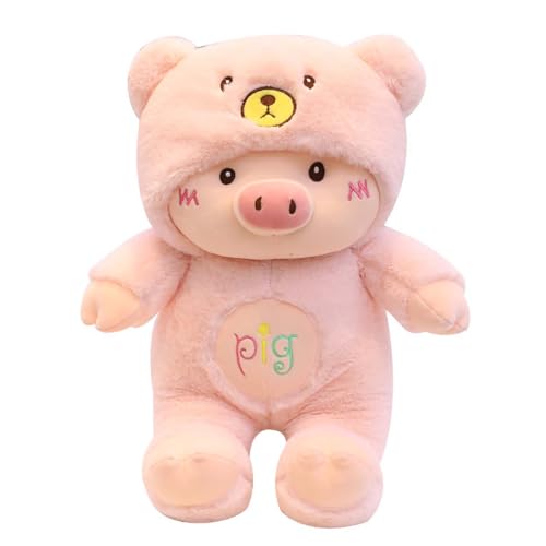AQCQDQ Schwein Plüschtier, süßes Schwein plüsch plüschtier, Süßes Stofftier aus superweichem & waschbarem Plüsch, Kuscheltier Schwein, Plüschtier für Mädchen & Jungen (70CM,Rosa) von AQCQDQ
