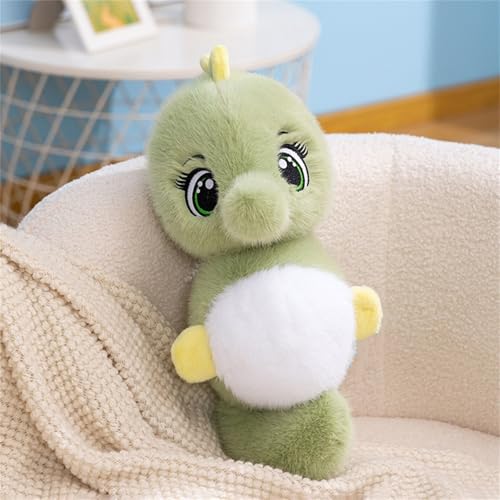 AQCQDQ Seepferdchen Kuscheltier, Plüsch Seepferdchen Spielzeug, Weiches Seepferdchen Kissen, Plüschpuppen, Geschenk für Kinder, Erwachsene (40 cm,Grün) von AQCQDQ