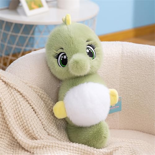 AQCQDQ Seepferdchen Kuscheltier Plüschtier, Niedliche Seepferdchen Stofftiere Plüschpuppen Spielzeug, Weiches Simulation Wildtier Plüschkissen Geschenk Für Kinder (Grün,55 cm) von AQCQDQ
