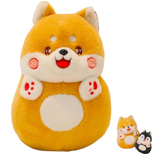AQCQDQ Shiba Inu Plüschtier Stofftier Plüschtier Husky Plüschtier Schönes Tier Niedliche Und Weiche Geschenke Hund für Mädchen Spielzeug Kinder (60 cm,Shiba Inu) von AQCQDQ