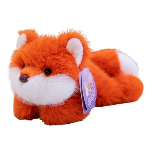 AQCQDQ Simulation Capybara Plüschtier,Autodekoration Capybara Plüschtier,Plüschtier Dschungeltiere Kuscheltier für Jungen,Kreative Auto Ornament,Auto Armaturenbrett Ornament, (20 cm,Fox) von AQCQDQ
