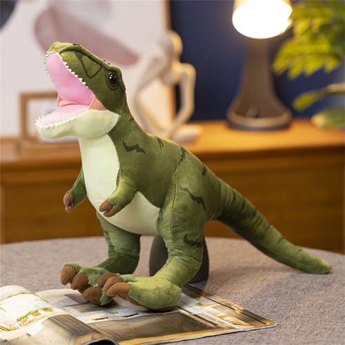 AQCQDQ Simulation Dinosaurier Kuscheltier Puppe, 30-40 cm Tyrannosaurus Rex Plüschtier Triceratops Riesen-stofftier, Dinosaurier Geschenk Plüschpuppe Spielzeug Für Kinde (#07) von AQCQDQ