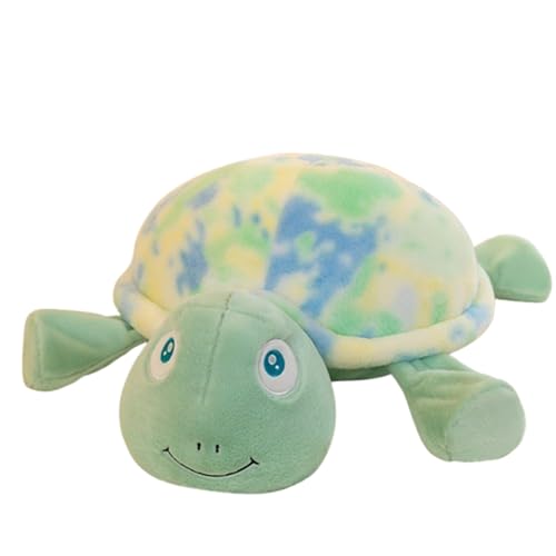 AQCQDQ Simulation Schildkröte Kissen Plüsch Spielzeug, Schildkröte Kuscheltier Hugs Weiches Kuscheltiere Kopfkissen Gefüllte Puppe Baumwolle Tier Kissen (40cm,grün) von AQCQDQ