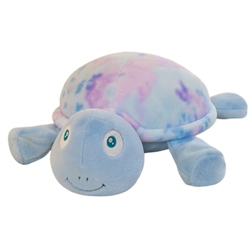 AQCQDQ Simulation Schildkröte Kissen Plüsch Spielzeug, Schildkröte Kuscheltier Hugs Weiches Kuscheltiere Kopfkissen Gefüllte Puppe Baumwolle Tier Kissen (55cm,Lila;) von AQCQDQ