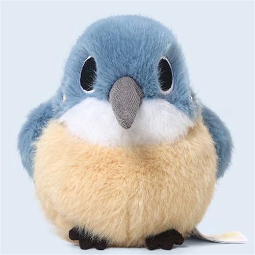 AQCQDQ Spatz Plüschtier, Vogel Kuscheltier, Flauschiges Stofftier zum Kuscheln und Spielen, Niedliche Kleine Vogelpuppen als Geschenk für Deine Freunde (11 cm,B) von AQCQDQ