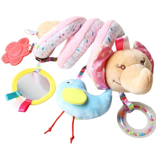 AQCQDQ Spiral Kinderwagen Spielzeug, Neugeborenes Hängespielzeug, Kinderbett Spiralspielzeug zum Aufhängen Kinderwagen Babyschale, für Babys und Kleinkindern ab 0-3 Jahre alt (A1) von AQCQDQ