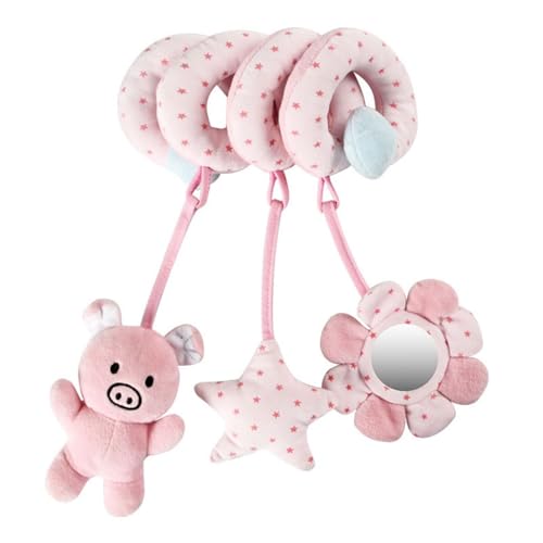 AQCQDQ Spiral Kinderwagen Spielzeug, Neugeborenes Hängespielzeug, Kinderbett Spiralspielzeug zum Aufhängen Kinderwagen Babyschale, für Babys und Kleinkindern ab 0-3 Jahre alt (B2) von AQCQDQ