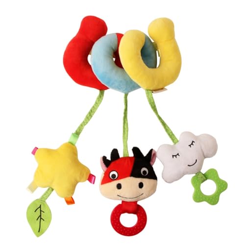 AQCQDQ Spiral Kinderwagen Spielzeug, Neugeborenes Hängespielzeug, Kinderbett Spiralspielzeug zum Aufhängen Kinderwagen Babyschale, für Babys und Kleinkindern ab 0-3 Jahre alt (C2) von AQCQDQ