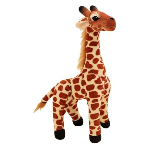 AQCQDQ Stehende Giraffe Plüschtiere Kinder niedliches Spielzeug Giraffe Puppe Spielzeug,Realistische Giraffe Plüschtiere, Jungen und Mädchen Party Dekoration, Plüschtiere, Stofftiere (30 cm) von AQCQDQ