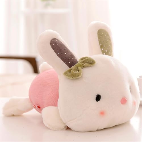 AQCQDQ Stofftier Plüsch Hasen, Soft Cuddly Friends, Niedliches Kaninchen, Plüsch Hase Stofftier Kuscheltiere Schlappohren, Kuscheltier für Mädchen und Jungen (40 cm,Rosa) von AQCQDQ