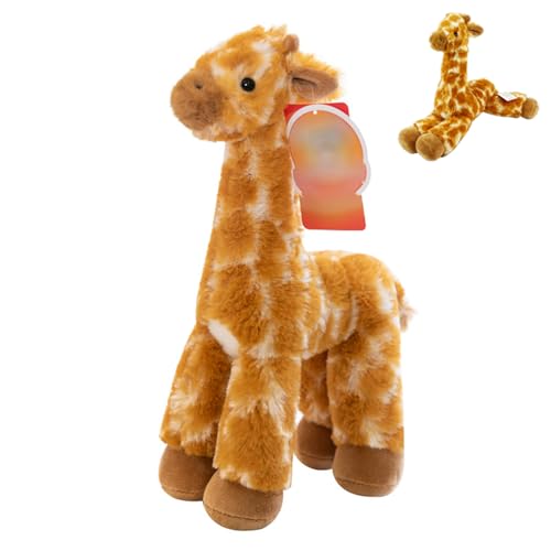 AQCQDQ Süße Giraffe Kuscheltier Plüschtier Stofftier Spielzeug, Süßes Kuscheltier Giraffe Plüsch Spielzeug Puppe, Plum Deer Plüschpuppe, Pflaumenblüten Hirsch Flauschige Weiches Plüsch Tier (47 cm) von AQCQDQ