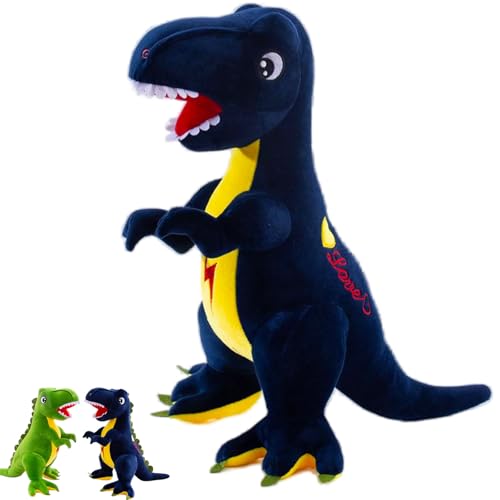 AQCQDQ Tyrannosaurus Plüsch Dinosaurier Kuscheltier Plüsch Stofftier Plüschtier Realistisches Dinosaurier Plüsch Geschenke Dinosaurier für Kinder Jungen und Mädchen (60 cm,Blau) von AQCQDQ