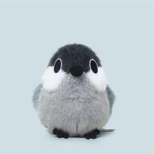 AQCQDQ Vogel Kuscheltier Klein Vögel Plüschtier, Niedlich Plushie, Lustige und Realistische Vogel Plüschtiere, Geschenke für Mädchen und Jungen (A) von AQCQDQ
