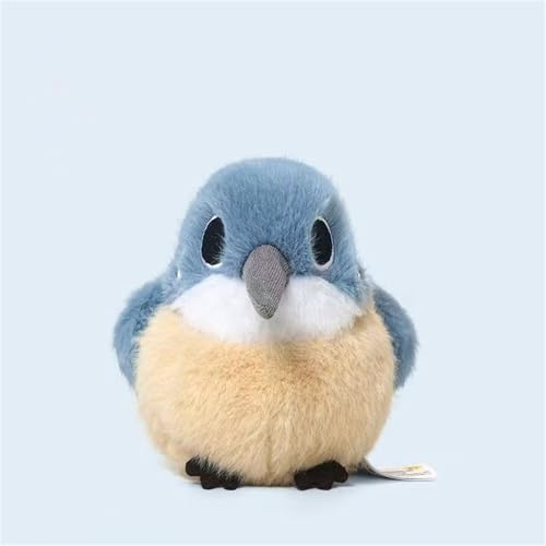 AQCQDQ Vogel Kuscheltier Klein Vögel Plüschtier, Niedlich Plushie, Lustige und Realistische Vogel Plüschtiere, Geschenke für Mädchen und Jungen (E) von AQCQDQ