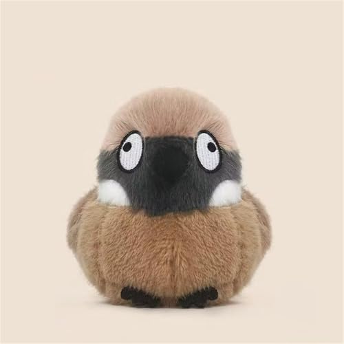 AQCQDQ Vogel Kuscheltier Klein Vögel Plüschtier, Niedlich Plushie, Lustige und Realistische Vogel Plüschtiere, Geschenke für Mädchen und Jungen (G) von AQCQDQ