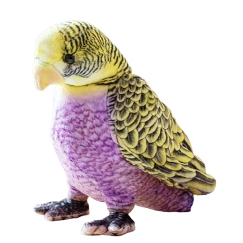 AQCQDQ Vogel Papagei Plüschtier,23 cm Niedliche Plüsch Papagei Stofftier Kuscheltier Plüschtier,Niedliche Plüsch für Kinder (23 cm,Purple) von AQCQDQ