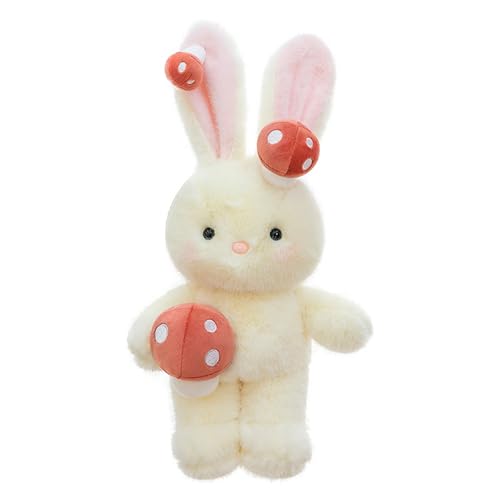 AQCQDQ Weißes Hase Plüschpuppe Plüschtier, Kuscheltier Hase Flauschiger Stofftier Plüsch Kissen Kawaii Deko, Niedliche Pilz Kaninchen Plüsch Puppe Spielzeug Geschenke Für Mädchen Jungen (55 cm) AQCQDQ Weißes Hase Plüschpuppe Plüschtier, Kuscheltier Hase Flauschiger Stofftier Plüsch Kissen Kawaii Deko, Niedliche Pilz Kaninchen Plüsch Puppe Spielzeug Geschenke Für Mädchen Jungen (55 cm) von AQCQDQ