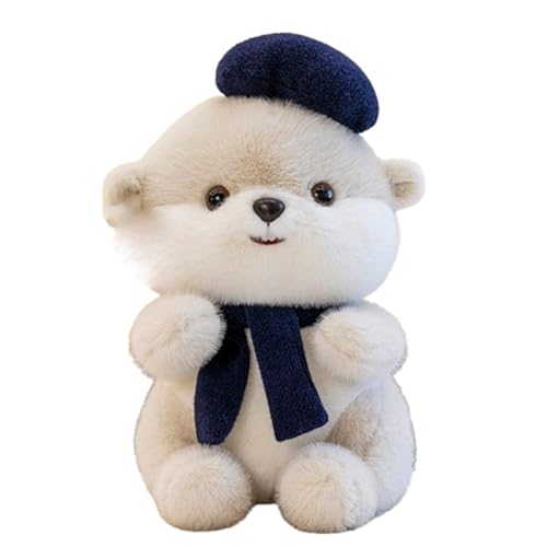 Biber Plüschpuppe,Kuscheltier Otter,Stofftier aus weichem Plüsch,Sitzender Biber Plüschtier Kreatives Wurfkissen Plüschtier,weiche niedliche Kuscheltier für Baby Mädchen und Jungen (70 cm,Reis) von AQCQDQ