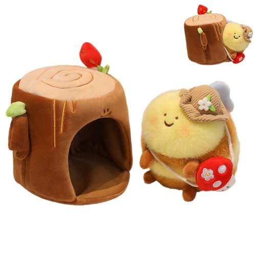 Biene Kuscheltier, Biene Plüschtier Schlüsselanhänger Süße Kreative Biene Baumhöhle Puppe Plüschtiere Spielzeug Superweich Und Flauschig Stofftier Plüsch Geschenk Für Kinder, Freunde (#B-15 cm) Biene Kuscheltier, Biene Plüschtier Schlüsselanhänger Süße Kreative Biene Baumhöhle Puppe Plüschtiere Spielzeug Superweich Und Flauschig Stofftier Plüsch Geschenk Für Kinder, Freunde (#B-15 cm) von AQCQDQ