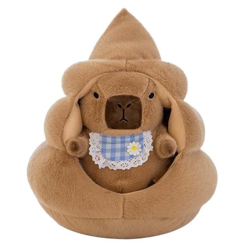 Capybara Plüschtier, Cartoon Stofftier, Capybara Plüschtier Mit Nest, Süßes Stofftier Capybara Puppen, Geschenk Für Jedes Alter Und Jeden Anlass (40cm) von AQCQDQ