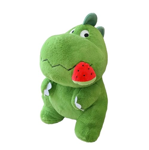 Dinosaurier Spielzeug, Dinosaurier Figuren Kuscheltier Dino Geschenk Kawaii Niedliche Plüschtier Rückenkissen Plüsch Puppe Weighted Stuffed Animal Zum Kuscheln Und Spielen (60 cm,Grün) von AQCQDQ