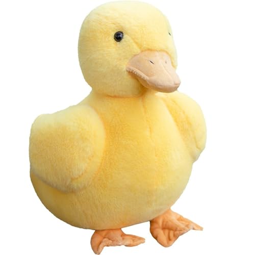 Ente Kuscheltier, Ente Plüschtier Kuscheltier ,Plüsch Gelbe Ente Weich Füllen Tiere Spielzeug,PlüSchtier Gans Spielzeug Einfache Dekoration Wurfkissen Stofftier, für Kinder Geburtstag Geschenk (20cm) von AQCQDQ