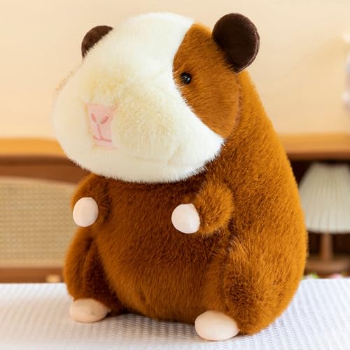 Hamster Plüschtier, Plüschtier Feldhamster, Meerschweinchen Kuscheltiere, Hamster Weiche Kuscheltiere Kissen Spielzeug Puppe, Hamster Plüschspielzeug, Hamsterpuppe Plüschtier Dekoration (40cm,Braun) Hamster Plüschtier, Plüschtier Feldhamster, Meerschweinchen Kuscheltiere, Hamster Weiche Kuscheltiere Kissen Spielzeug Puppe, Hamster Plüschspielzeug, Hamsterpuppe Plüschtier Dekoration (40cm,Braun) von AQCQDQ