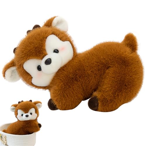 Hirsch Plüschtiere Klein, Kitz Plüschtier Kissen, Giraffe Plüschtier, Elch Plüschpuppe, Süße Rentier Plüschtier Kuscheltier, Rentier Stofftier Plüsch Spielzeug Puppe Geschenk Für Kinder (Braun) Hirsch Plüschtiere Klein, Kitz Plüschtier Kissen, Giraffe Plüschtier, Elch Plüschpuppe, Süße Rentier Plüschtier Kuscheltier, Rentier Stofftier Plüsch Spielzeug Puppe Geschenk Für Kinder (Braun) von AQCQDQ