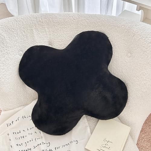 Kreuz Kissen Bodenkissen, Niedliche Kissen Ästhetische Kissen, Kuschelkissen Plüsch Kinder Kissen Dekokissen, Plüsch Kissen Dekokissen für Büro Schlafzimmer Wohnzimmer Bett Couch (50*50cm,Schwarz) Kreuz Kissen Bodenkissen, Niedliche Kissen Ästhetische Kissen, Kuschelkissen Plüsch Kinder Kissen Dekokissen, Plüsch Kissen Dekokissen für Büro Schlafzimmer Wohnzimmer Bett Couch (50*50cm,Schwarz) von AQCQDQ
