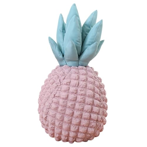 Kuscheltier Ananas, PlüSchtier Ananas, zum Spielen und Kuscheln, Weiches Schmusetier für Mädchen, Jungen, Babys Geburtstagsgeschenk (50 cm,Lotuswurzel Rosa) von AQCQDQ