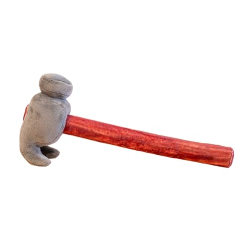 Kuscheltier Hardware Werkzeuge Plüsch, Kreatives Simulationsaxt Plüschtier, Halloween Axt Plüsch Spielzeug, Spielzeughammer, Geschenk für Mädchen Junge (A,40 cm) von AQCQDQ