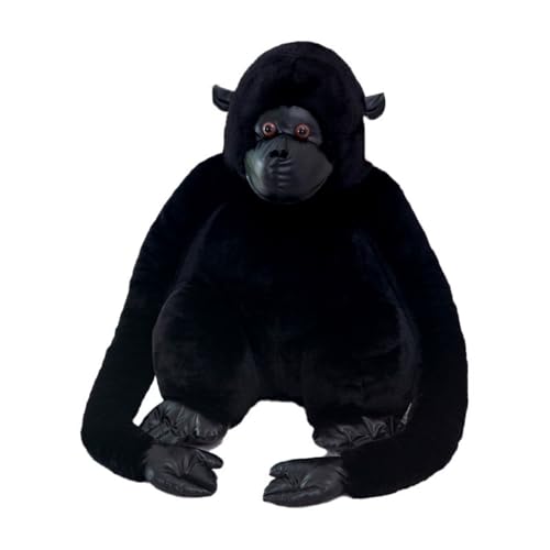 Kuscheltier Orang Utan Plüschtier Stofftier, Kuscheltier AFFE Plüschtier, Orang Utan Plüsch Spielzeug, Niedliches Orang Utan Stofftier zum Kuscheln und Spielen, Geschenk für Kinder (110cm,Schwarz) von AQCQDQ
