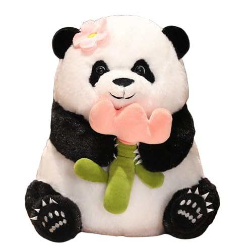 Kuscheltier Roter Panda, Panda-Plüschtier Für Angst, Niedliches Panda-Plüschtier, Weiches Pandabär-Kissen, Spielzeug, Geschenk Für Kinder Und Erwachsene (32CM,B) von AQCQDQ