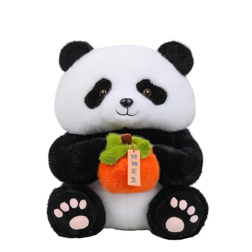 Kuscheltier Roter Panda, Panda-Plüschtier Für Angst, Niedliches Panda-Plüschtier, Weiches Pandabär-Kissen, Spielzeug, Geschenk Für Kinder Und Erwachsene (45CM,Panda) von AQCQDQ