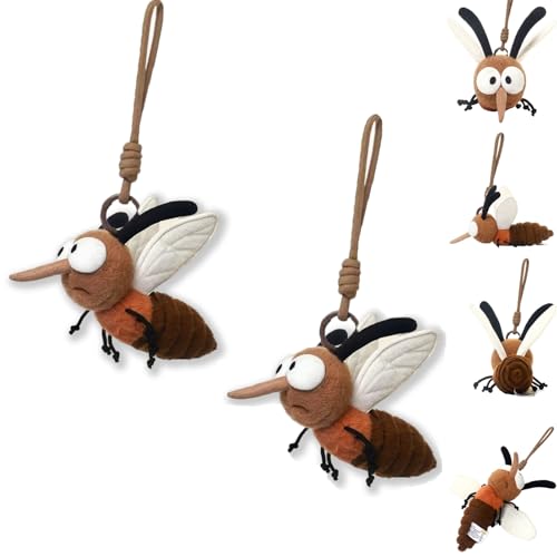 Mücke Kuscheltier, Hässlich Kuscheltier Schlüsselanhänger Cartoon Stofftier Spielzeug Gefüllte, Süße Mücken Plüschtier Puppe Kreative Und Lustige Insekten Tierchen Spielzeug Plush Toy (14 cm*2) Mücke Kuscheltier, Hässlich Kuscheltier Schlüsselanhänger Cartoon Stofftier Spielzeug Gefüllte, Süße Mücken Plüschtier Puppe Kreative Und Lustige Insekten Tierchen Spielzeug Plush Toy (14 cm*2) von AQCQDQ