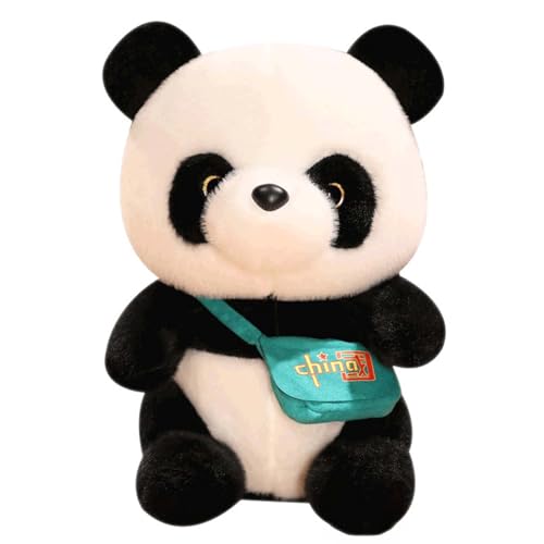 Niedliches Panda-Plüschtier, Kuscheltier Roter Panda, Panda-Plüschtier Für Angst, Weiches Pandabär-Kissen, Spielzeug, Geschenk Für Kinder Und Erwachsene (45CM,Panda) von AQCQDQ