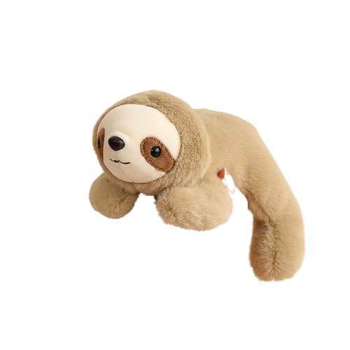 Panda Niedliches Plüsch,Süßes Schwein Plüsch Plüschtier, Dinosaurier Figuren Spielzeug Plüsch, Niedliches Plüschtier im Liegen,Elefant Stofftiere,Geschenke für Kinder Geburtstage (20cm,Faultier) von AQCQDQ