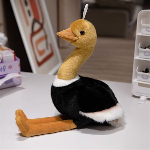 Vogel Kuscheltier Plüschpuppe, Simulation Geier Strauß Pelikan Figur Plüschtier, Niedliche Fliegende Vögel Plushies Stofftier Spielzeug Geschenk Zum Kuscheln & Spielen Für Kinder (45 cm,Strauß) von AQCQDQ
