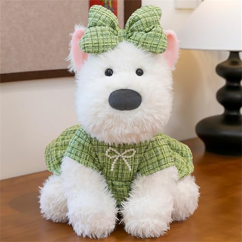 West Highland Terrier Hund Kuscheltier, Hund Westhighland-Terrier Sitzend, Nerdy Kleiner Duftender West Highland Plüschhund, Plüsch Hund Stofftier Hund Geburtstagsgeschenke für Kinder (35 cm,Grün) West Highland Terrier Hund Kuscheltier, Hund Westhighland-Terrier Sitzend, Nerdy Kleiner Duftender West Highland Plüschhund, Plüsch Hund Stofftier Hund Geburtstagsgeschenke für Kinder (35 cm,Grün) von AQCQDQ