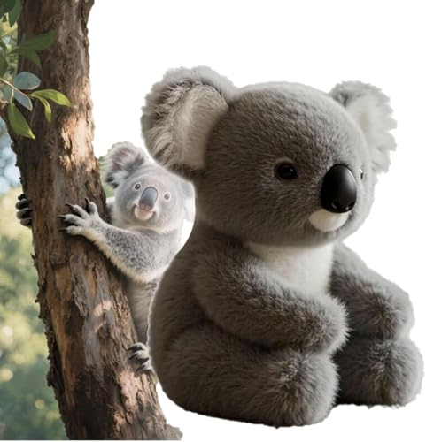 AQDJWHM The Koaly – Emotional Healing On Demand, Koala Stofftier, Lebensechtes Koala Kuscheltier, für Kinder Erwachsene Schlafen Reise Geburtstag Familie von AQDJWHM
