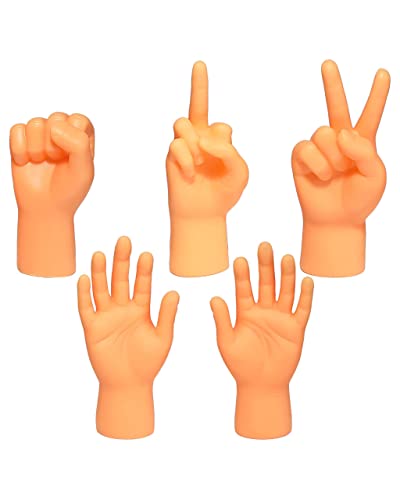 Ezebesta 5 Stück Miniature Little Hands Kleine Hände Set Fingerpuppen Linke und Rechte Hand Ezebesta 5 Stück Miniature Little Hands Kleine Hände Set Fingerpuppen Linke und Rechte Hand von AQKILO